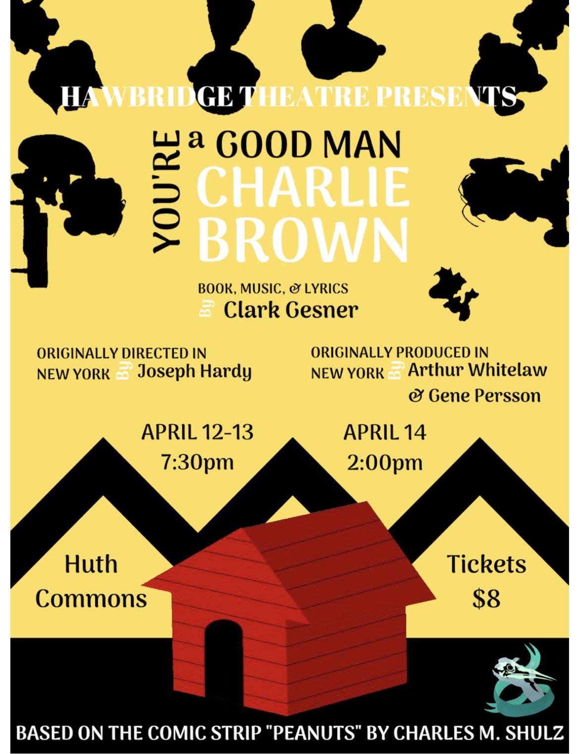 Poster for Hawbridge’s production of You’re a Good Man, Charlie Brown.
