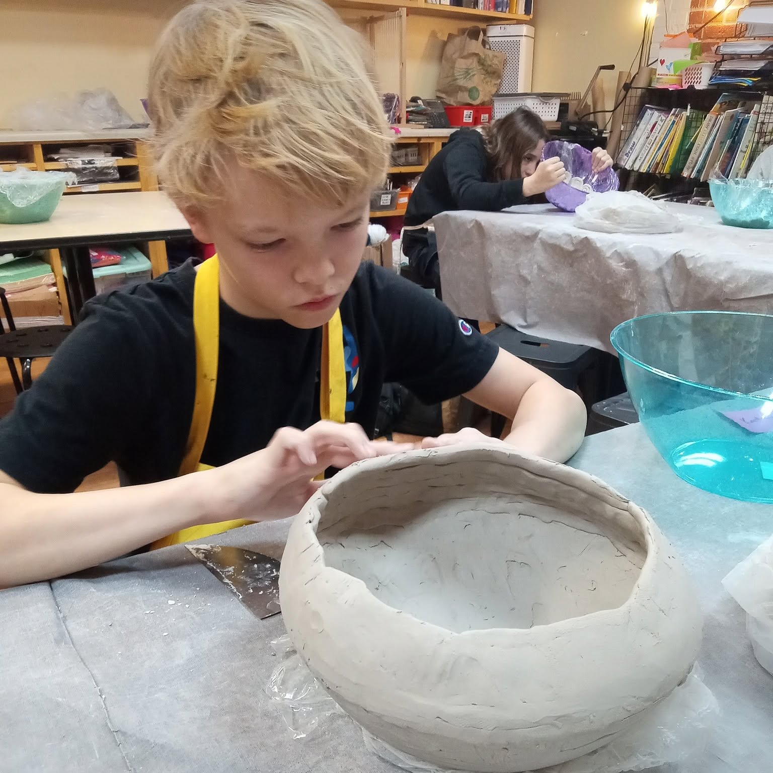 Hawbridge student participating in an enrichment activity.