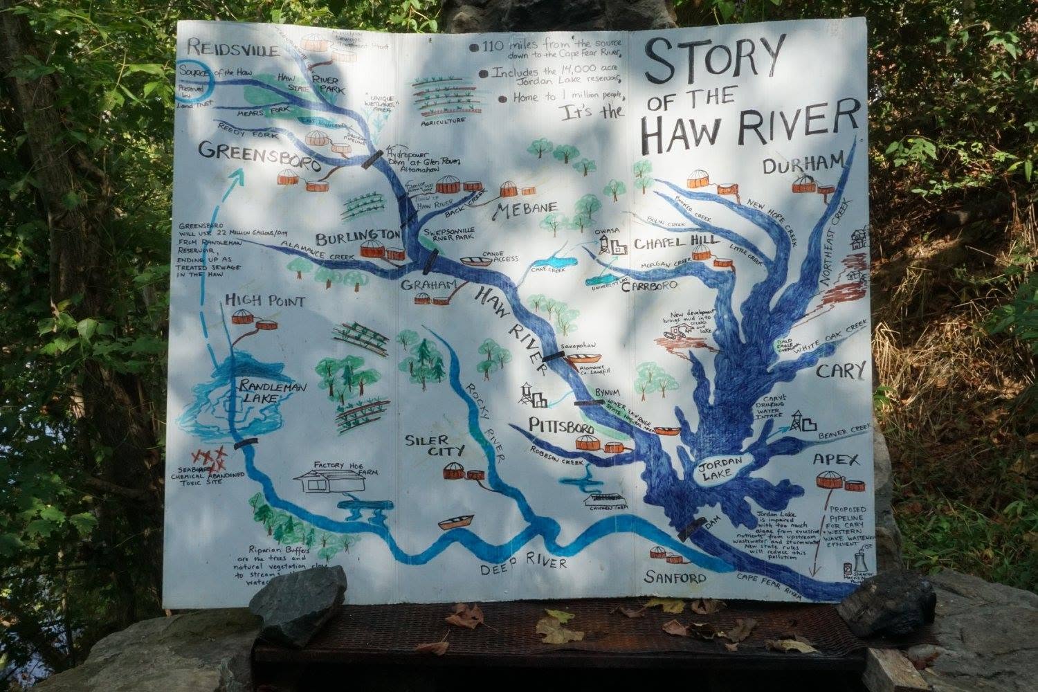 Hawbridge students participating in Place-Based Education.