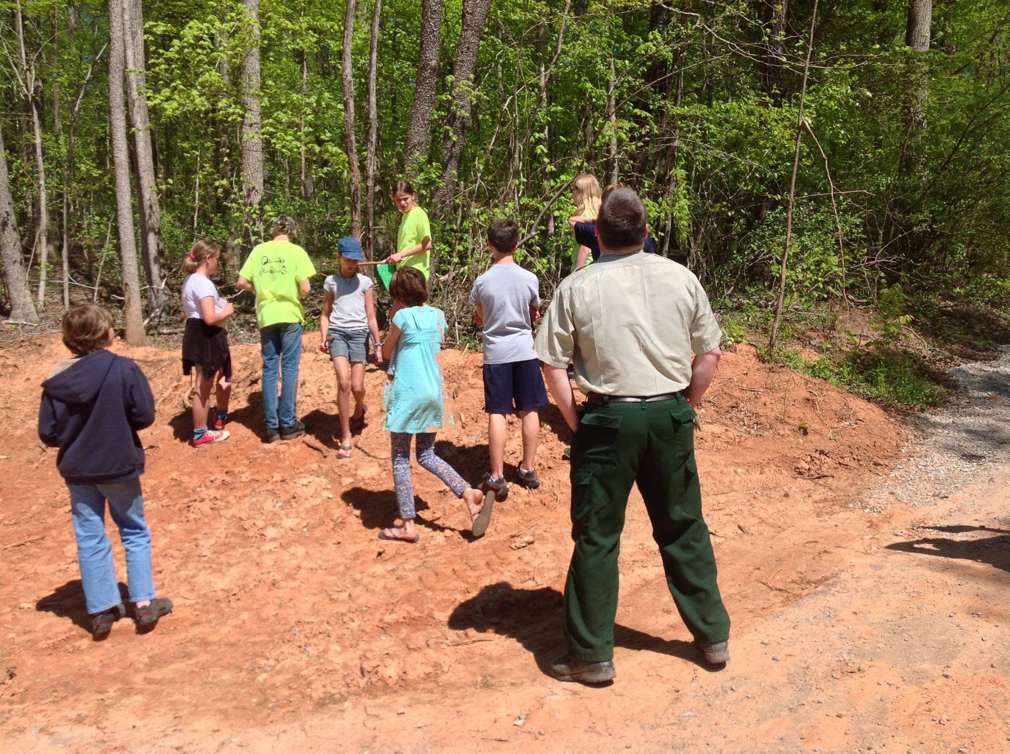 Hawbridge students participating in Place-Based Education.